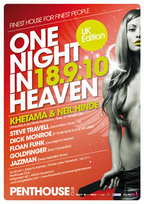 Boogiestars Present 17.07.2010 One Night in Heaven im Penthouse Club Osnabrück