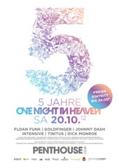 Boogiestars presents 5 Jahre One Night in Heaven im Penthouse Osnabrück