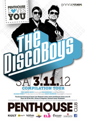 Boogiestars presents The Discoboys im Penthouse Osnabrück